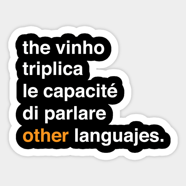 WINE LOVERS Sticker by CANVAZSHOP